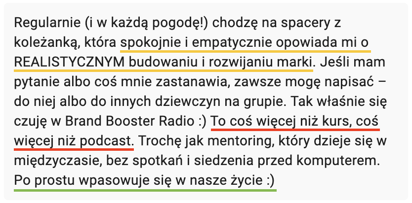 Opinia uczestniczki BBR